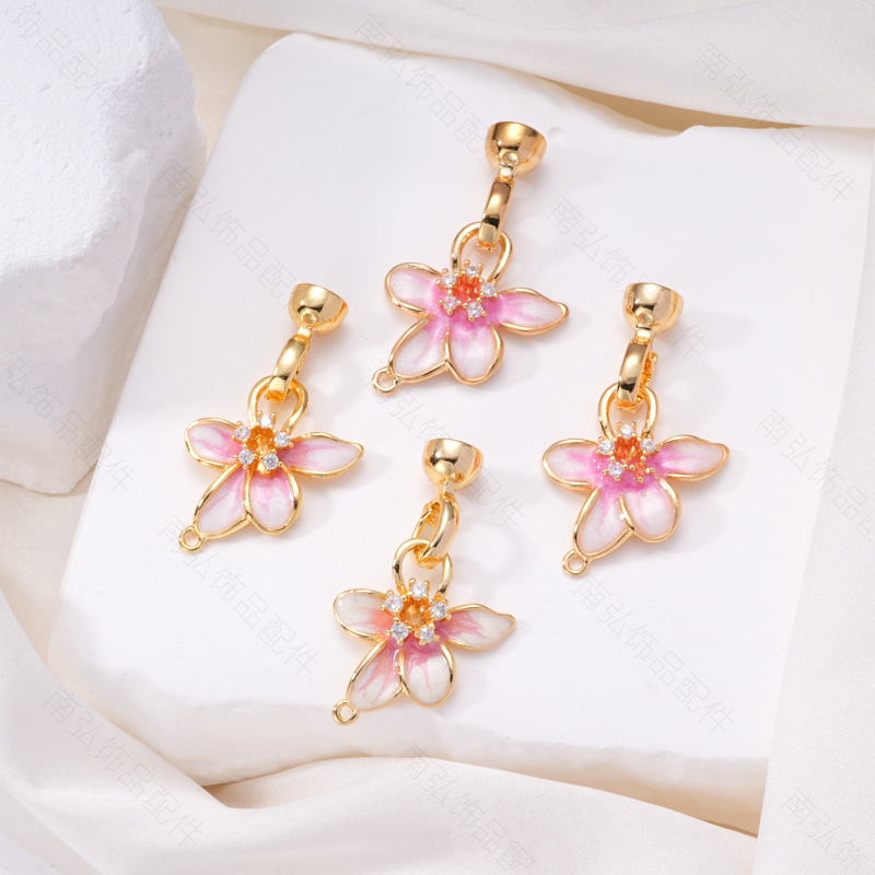 Pearl necklace, horn buckle, universal buckle, end buckle, hug buckle, bracelet connecting buckle, sweater chain, lap buckle, diy accessories details Picture