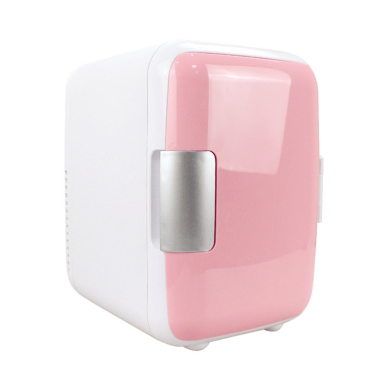 4L mini car-mounted small refrigerator, suitable for both car and home use, with refrigeration, preservation, heating and insulation functions. It can be printed with a LOGO Specification image