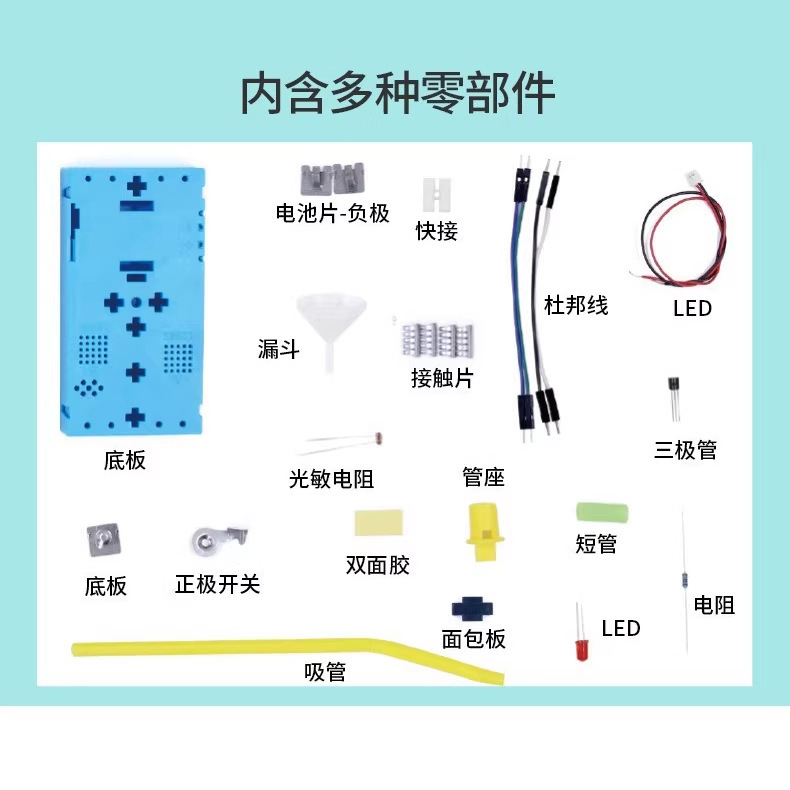 Science Experiment Set, educational toys for primary and secondary school children, trendy wind-powered car, handcrafted technological invention details Picture