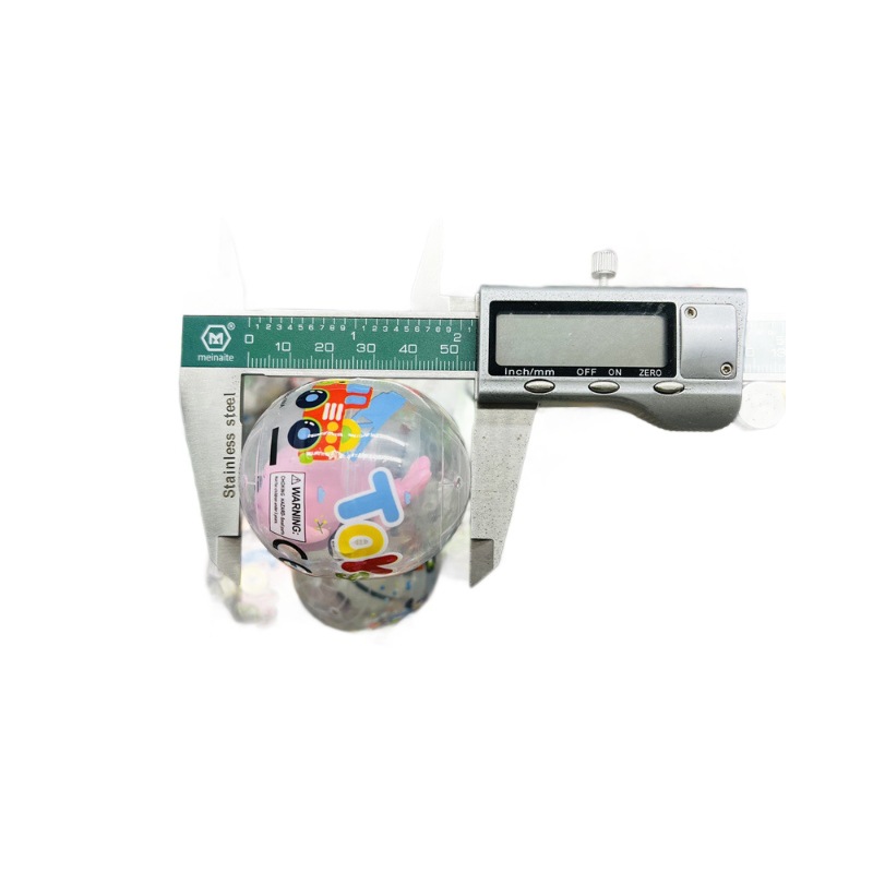 47*57塑料透明扭蛋小号透明扭蛋球拍拍乐公仔礼品儿童扭扭蛋批发白底实物图