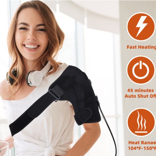Cross-Border Best-Selling Heated Shoulder Guard, Usb Heated Joint Fixation, Adjustable Shoulder Support For Home Physiotherapy Wholesale details Picture