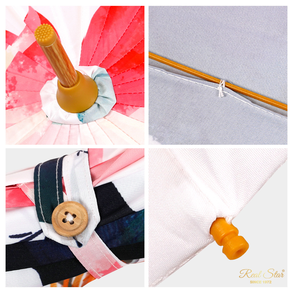 Chinese-style oil-paper umbrella, ink-wash painting, rainproof fabric umbrella, and Hanfu decorative props with lotus and water lilies Application Scenario