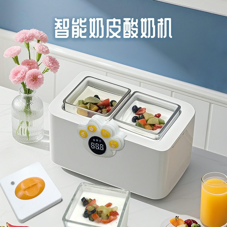 Wholesale of large-capacity portable and quick yogurt makers, home homemade yogurt fermentation machines, and fully automatic constant-temperature fermentation machines