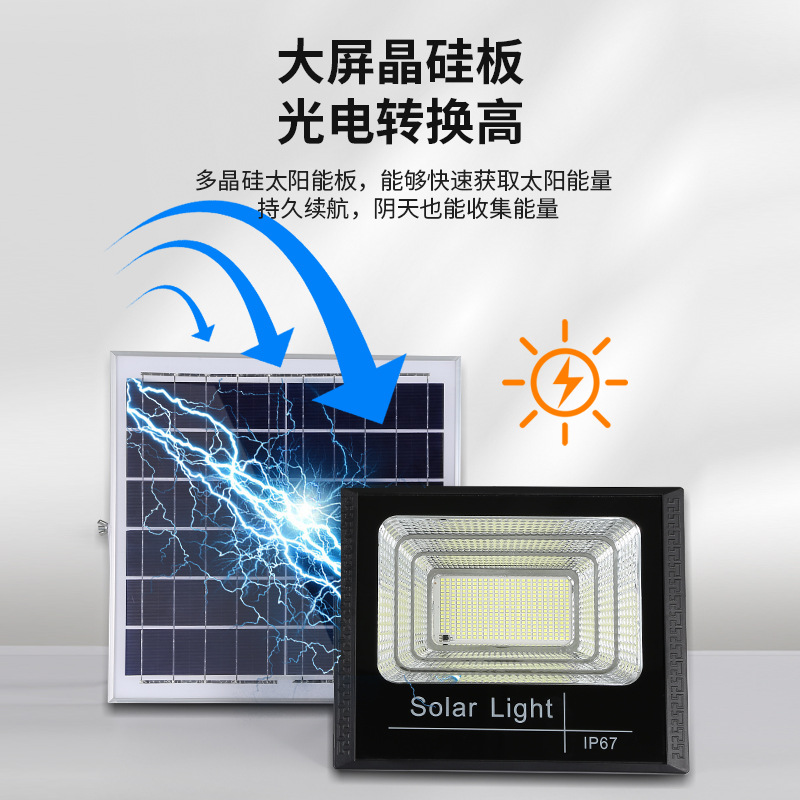 Solar lamps, street lamps, outdoor garden lamps, household waterproof, rural yard outdoor ultra-bright lighting, sensor street lamps Specification image