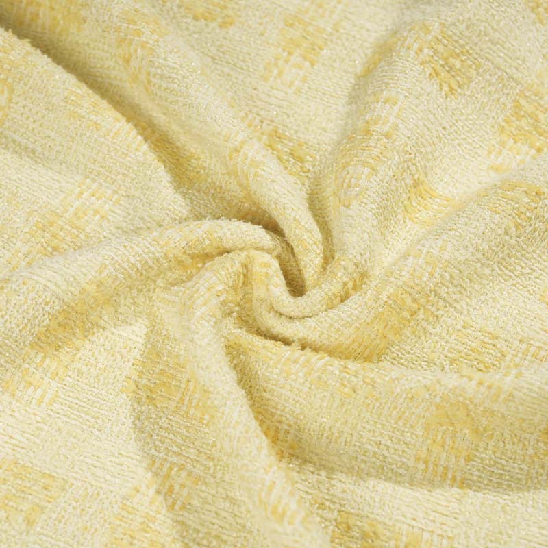 Mokashi checkered chante-style woven fabric for autumn and winter tweed clothing, outerwear, shoes, hats, bags and children's clothing Application Scenario