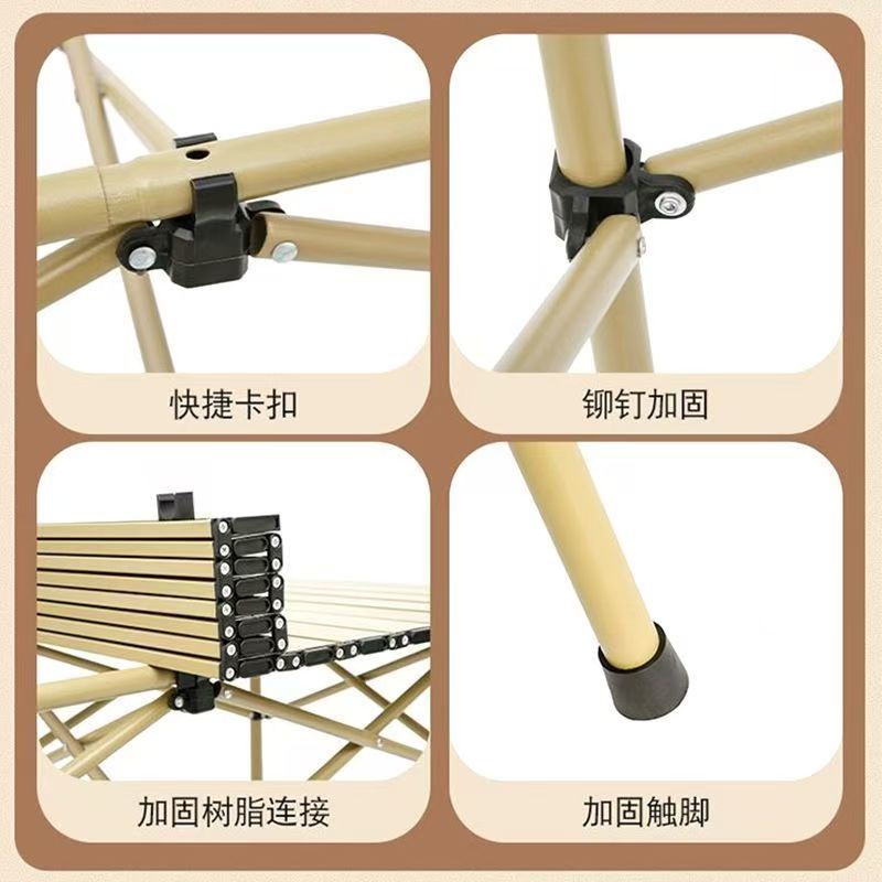 户外折叠桌椅实物图