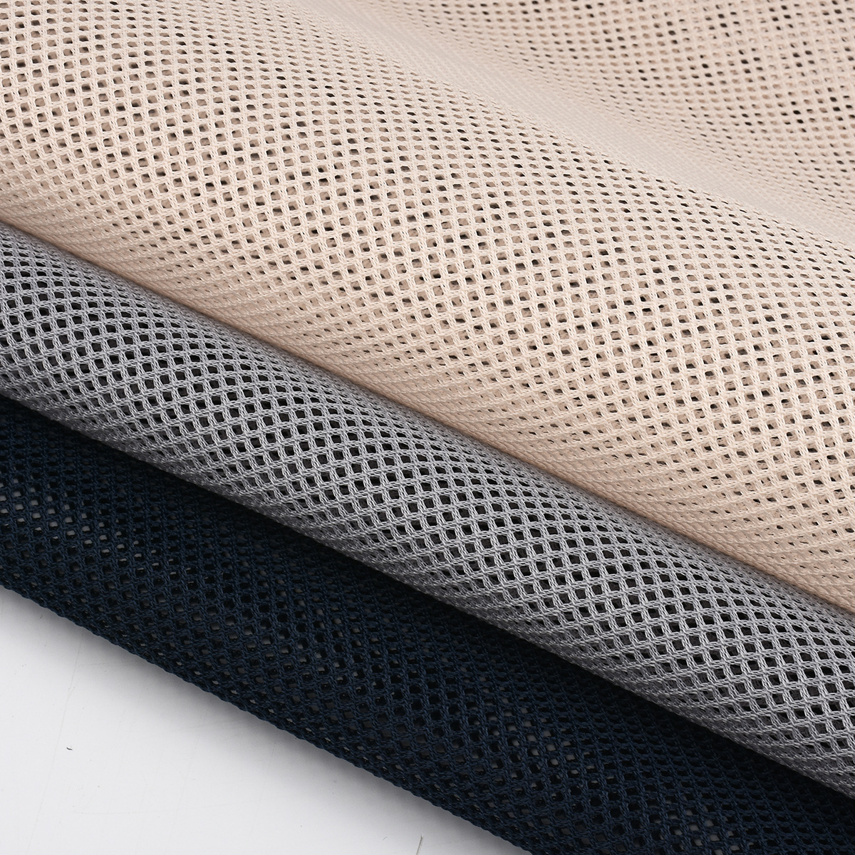 Factory direct sales of 34K cap mesh, wear-resistant and breathable baseball caps, baseball caps, luggage, shoe materials, handbags, polyester mesh fabric