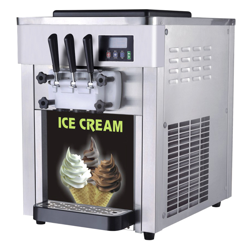 BQL-818T commercial ice cream machine, desktop soft ice cream machine, ice cream machine, ice cone machine