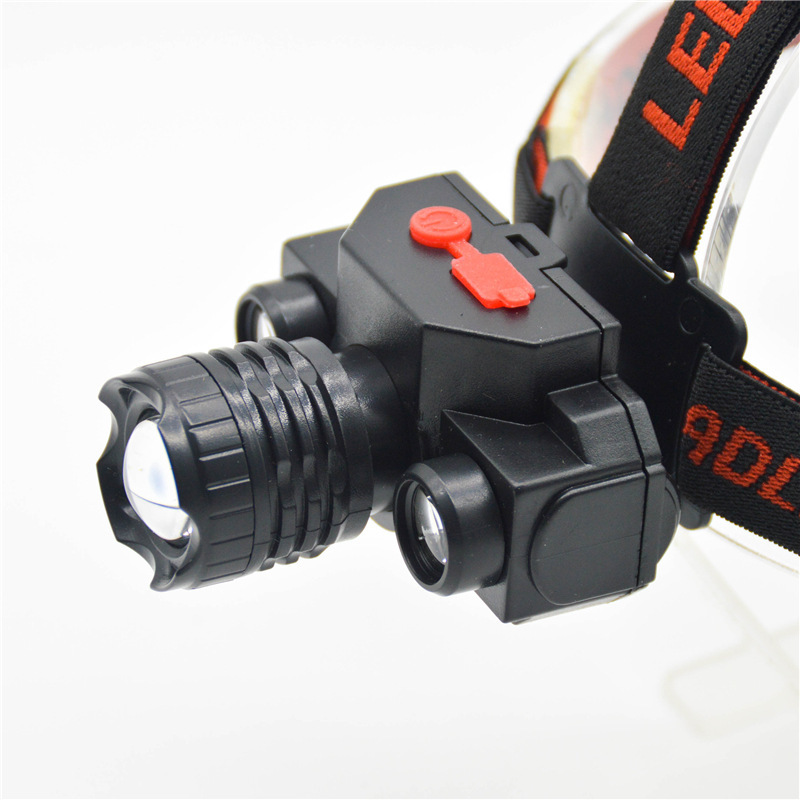 Outdoor LED camping fishing headlamp, long-lasting lithium battery zoom strong light charging emergency lighting lamp, ultra-bright headlamp details Picture