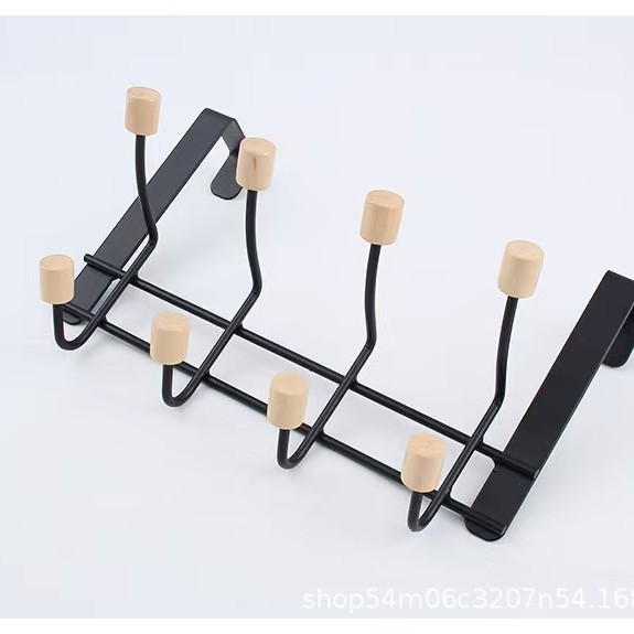 Nordic personalized and creative fitting room hooks, towel hanging behind the bathroom door, home bedroom storage, powerful shelving unit details Picture