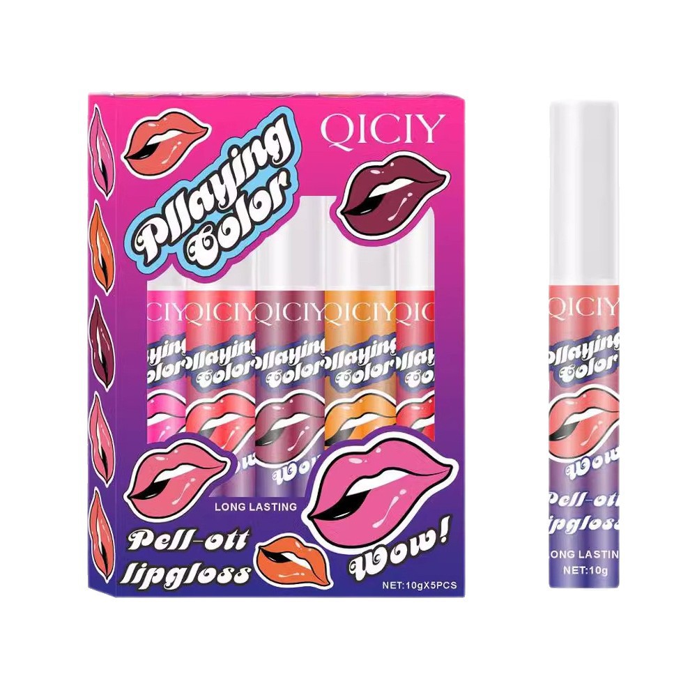 【 Cross-border Exclusive 】QICIY Lip Gloss Matte Pearl Lipstick Moisturizes, does not fade, does not stick to cups Wholesale Lip gloss Item Picture