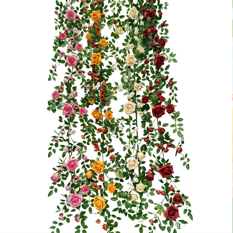 仿真花DIY发饰配件/仿真花/5朵塑膠花/假花/假花批发白底实物图