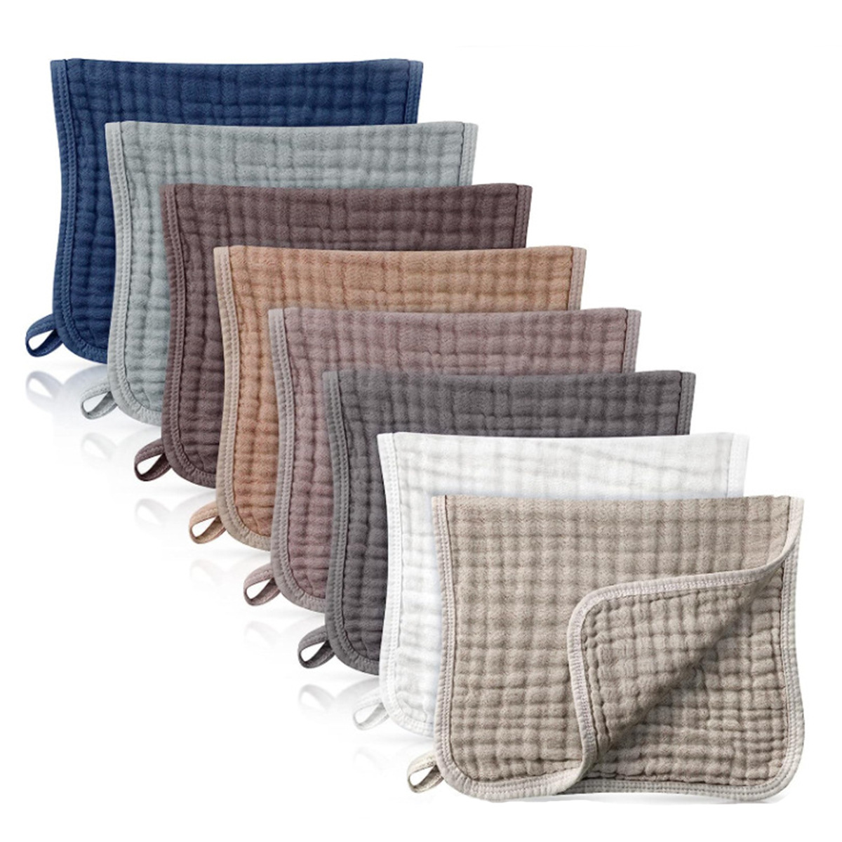 纯棉muslin纱布六层拍嗝巾婴儿饱嗝巾宝宝吐奶巾柔软吸水