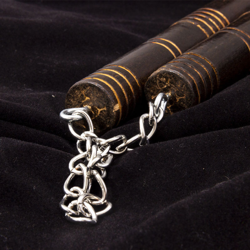 Traditional outdoor nunchucks, bamboo and wooden educational toys, children's outdoor nunchucks, childhood memories, children's toys Specification image