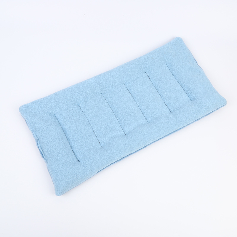 The hot compress neck pillow, filled with flaxseed, can be heated in the microwave. It is comfortable, breathable and fits the neck well. The large shoulder pillow is suitable for shoulder and neck therapy details Picture