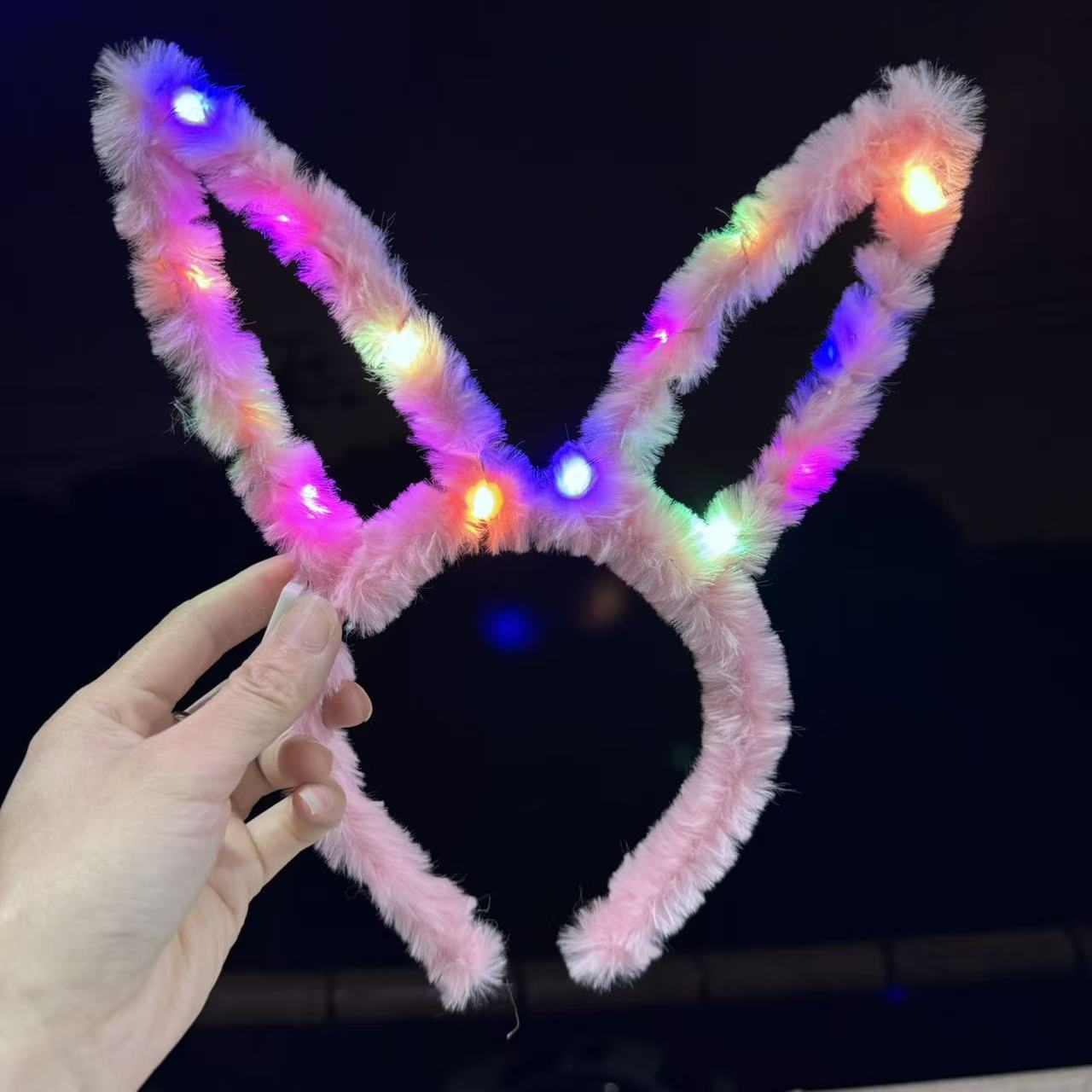 发光头箍实物图