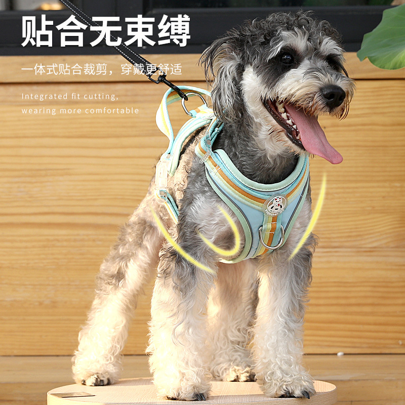 Yungan Breathable pet chest and back dog pet retractable leash, pet leash supplies, pet chest and back dog supplies details Picture