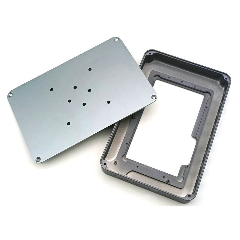 Shenzhen manufacturer's four-axis and five-axis precision machined aluminum alloy cavity surface identification display housing Specification drawing
