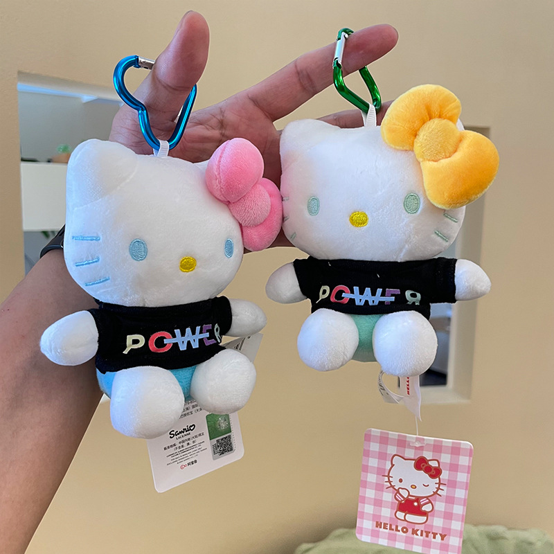 Cute cartoon plush toy hellokitty small pendant, keychain pendant, genuine kitty bag pendant Application Scenario