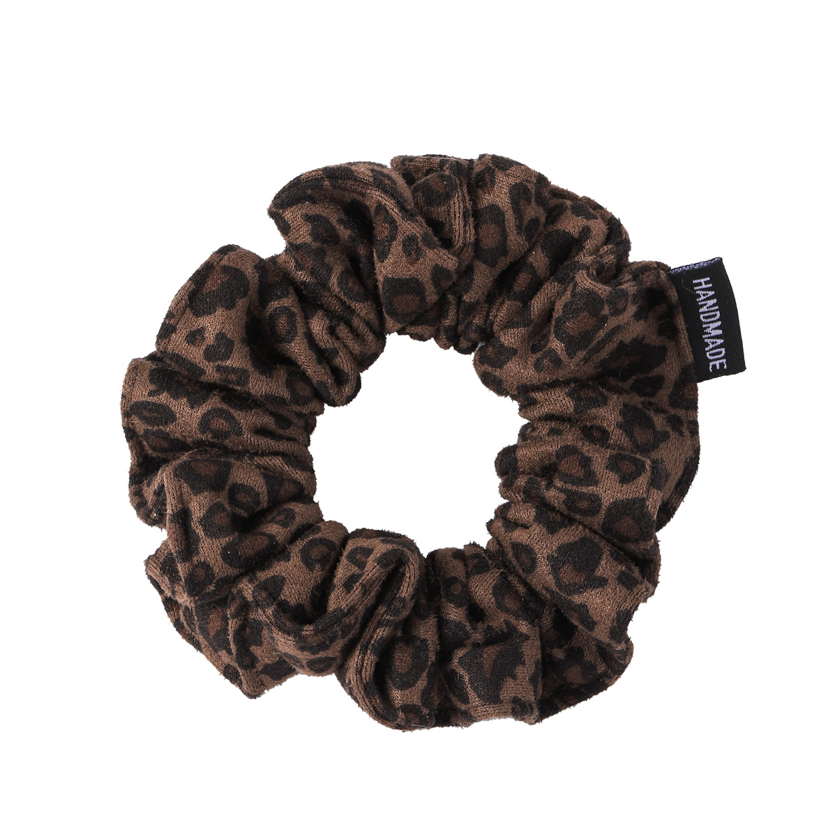 Korean-style fashionable retro leopard print small intestine hair band, high-end feminine charm, hair tie, bun head, hair tie, hair band and hair accessory Item Picture
