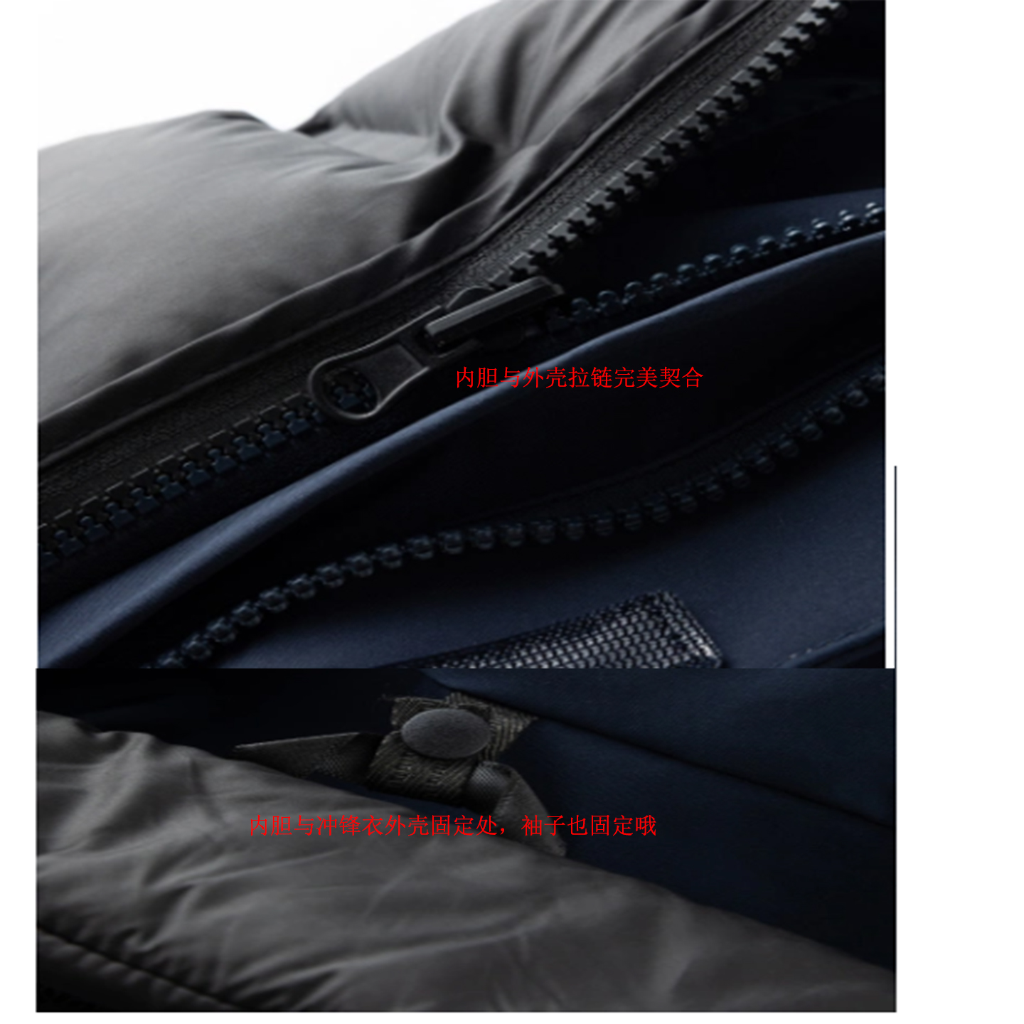 Chaqueta de carga de abajo con forro interior para hombres y mujeres uniforme escolar con capucha universal chaqueta de abajo ligera cuello vertical ropa térmica y protección contra el frío Specification image