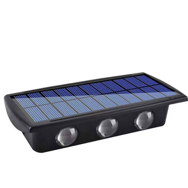 Sun Dual-shadow garden lamp, with intelligent light control, waterproof, long-lasting battery life and easy installation, is a three-color ambient lamp Item Picture