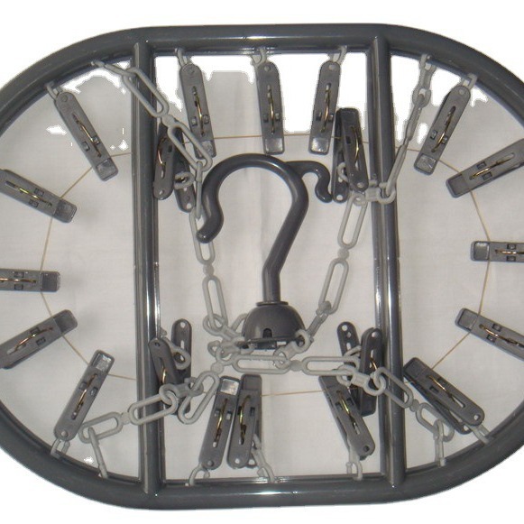20-head oval-shaped clothes drying rack, a 30-year-old professional clothes drying rack factory in Huangyan, Taizhou, original industrial belt Item Picture