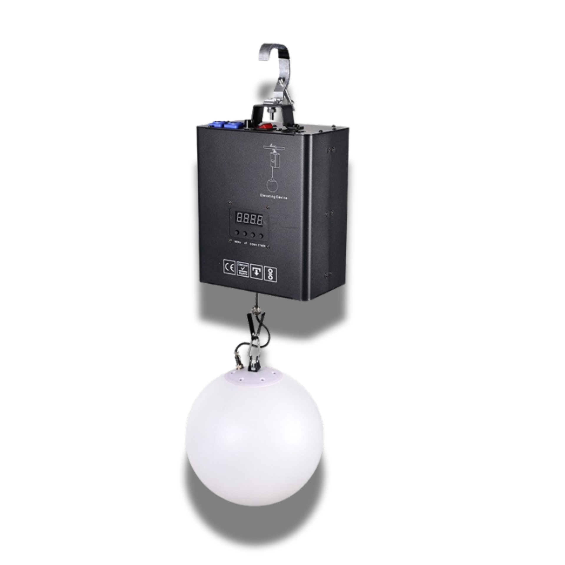 The manufacturer's best-selling stage led lifting balls, wedding events, suspended luminous balls, performances, bars, nightclubs, large-scale stage shows, CNC dynamic lifting color-changing balls, essential for atmosphere rendering activities Item Picture