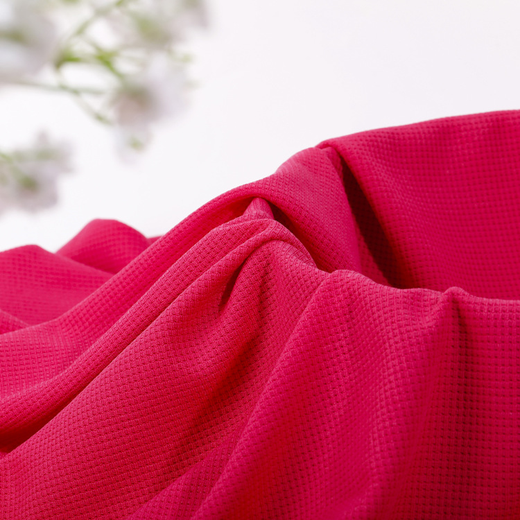 现货仿棉小华夫格220g酷丝棉小华夫格秋冬时尚休闲服卫衣裤装面细节图