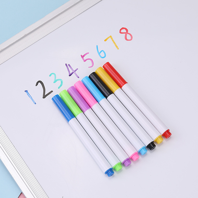 5-color children's colored whiteboard pen set with fine pen tips that can be erased and written. Wholesale from the manufacturer. Colorful festival gift box Application Scenario