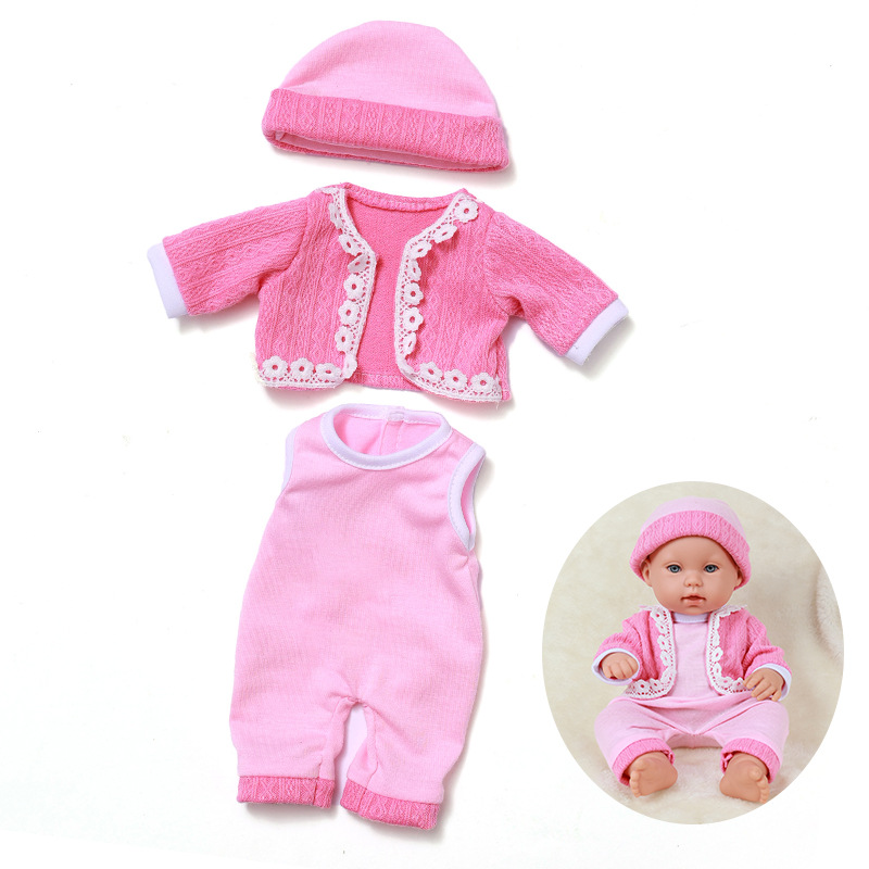 新款换装12英寸娃娃衣服跨境热卖重生娃娃时尚套装可换娃衣