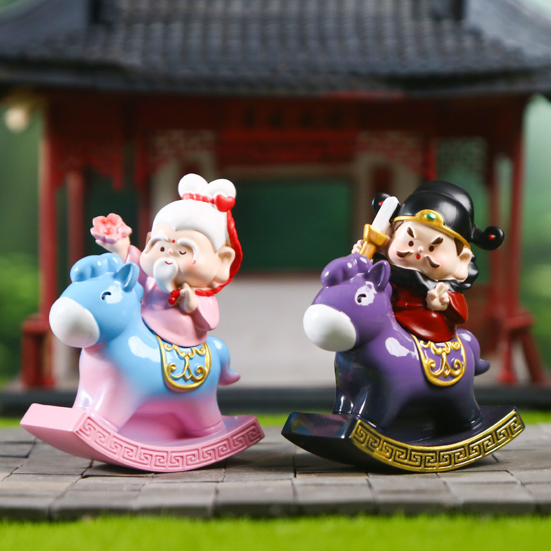 Yunjian Xianma Du Blind Box, trendy tabletop resin decorative figurines, toys, gifts, cute and fun decorative blind boxes Specification image