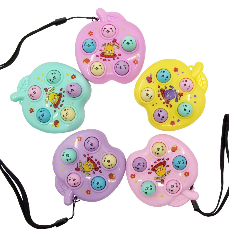 Wholesale of mechanical Whack-a-Mole toys, Whack-a-mole keychains, game machines, cute cartoon creative function gifts and pendants Item Picture