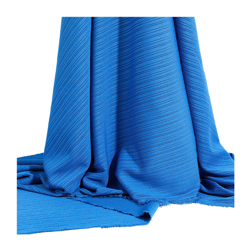 2023新款250g百褶条面料针织弹力布T恤背心裤装面料现货批发细节图