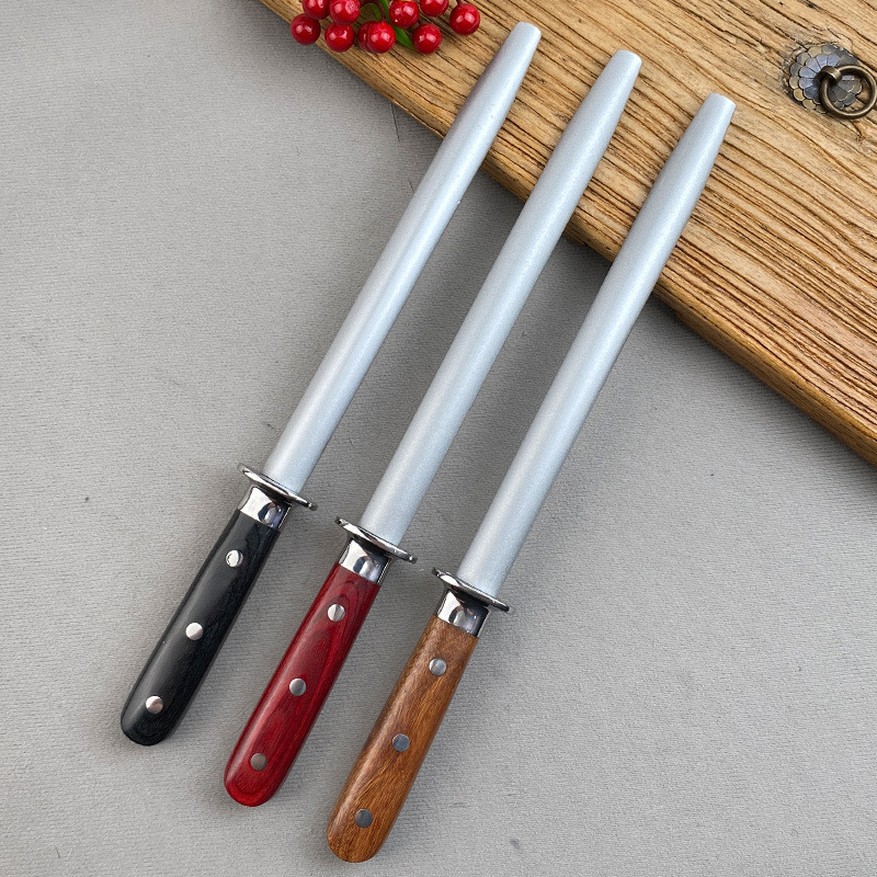 现货跨境新款磨刀棒厨房小工具手持高硬度家用磨刀棒快速磨刀器