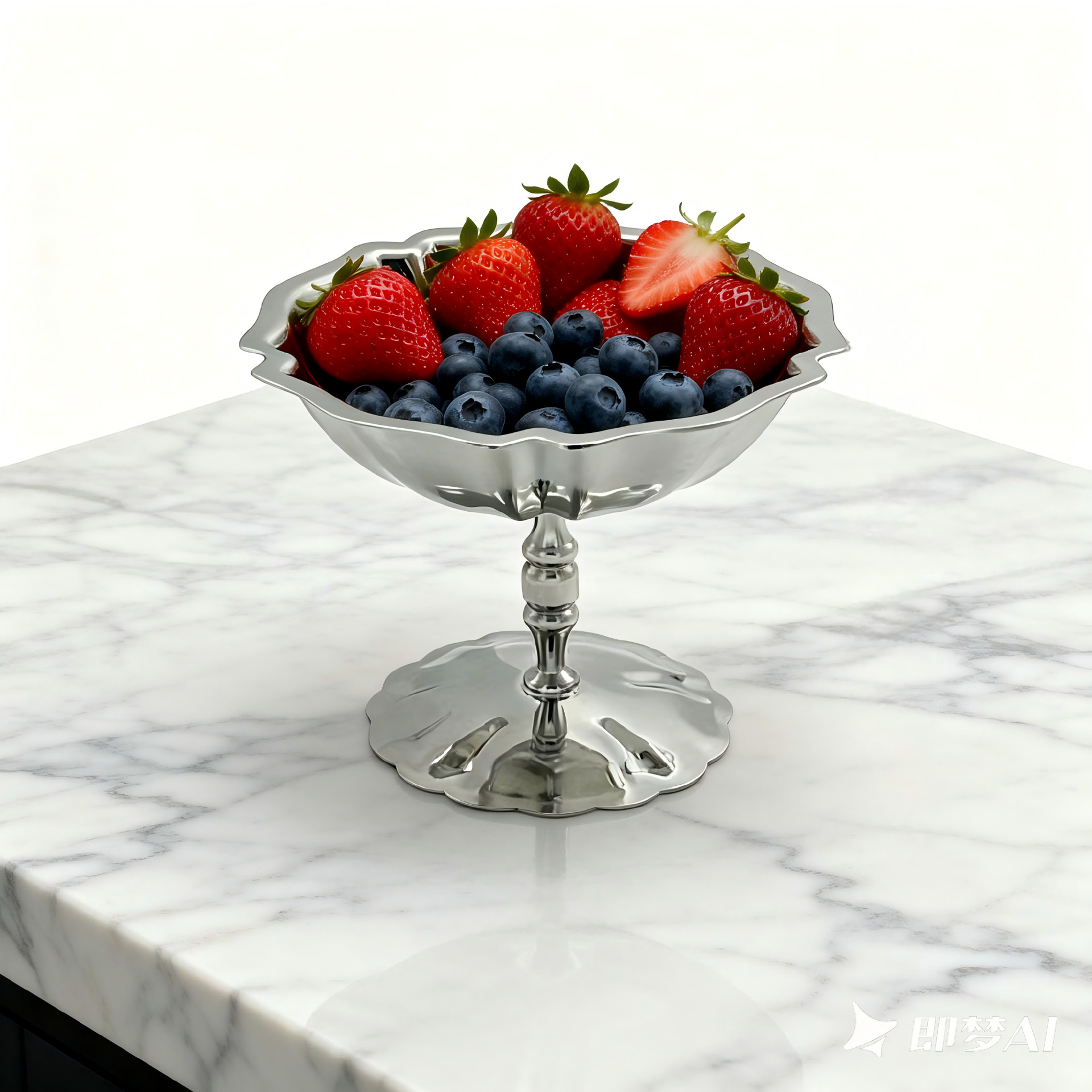 Dessert cups, stainless steel snack bowls, pudding cups, snack plates, hotel ice cream and Popsicle cups, lotus fruit cups, high-legged high-end dessert bowls Item Picture