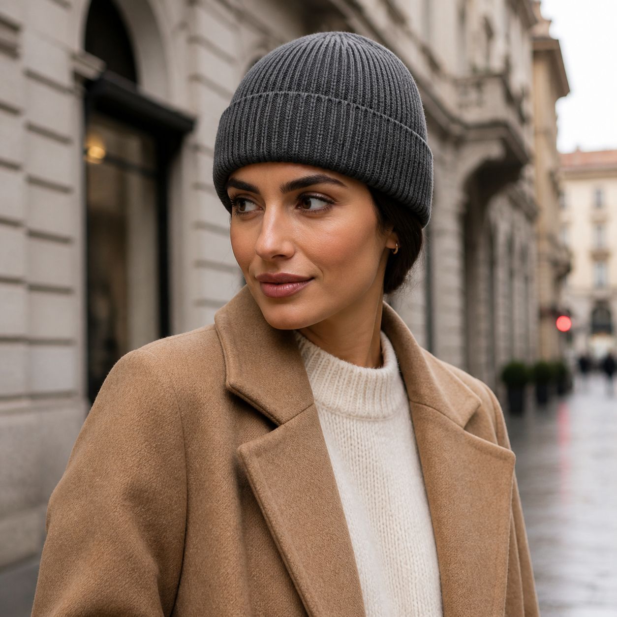 Autumn and winter fleece and thickened knitted hats, men's and women's ear-protecting hats, outdoor windproof woolen hats, cross-border customization and wholesale available details Picture