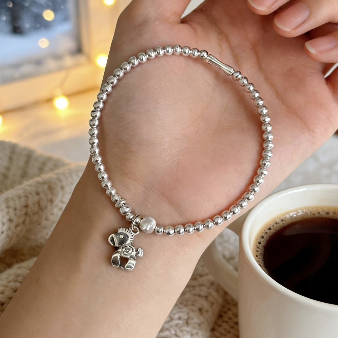Cat's Eye Silver Pearl 12.20 Money Soon s925 pure Silver, niche design, high-end feel, best friend gift for the zodiac year