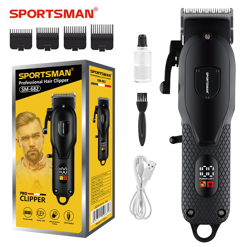 Hair clipper, electric hair clipper, electric hair clipper, digital display electric hair clipper, professional men's hair salon magic tool, cut by yourself Item Picture