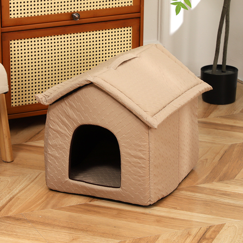 Wholesale of new universal pet beds for cats and dogs, cross-border cold-proof and warm pet villas, bedrooms, living rooms, corners and dog beds Specification image