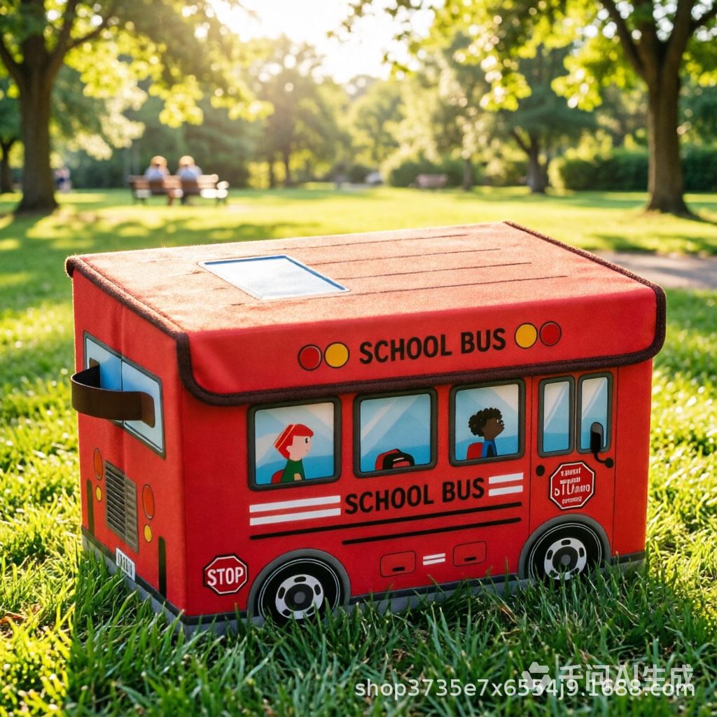 Children's cartoon storage box, waterproof car folding storage box, multi-functional clothing and daily necessities storage box organization Application Scenario