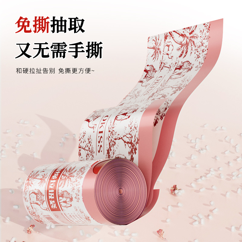 Tear-free, drawstring, enlarged and thickened portable garbage bags, large, durable and sturdy plastic bags for kitchens, living rooms and dormitories Application Scenario