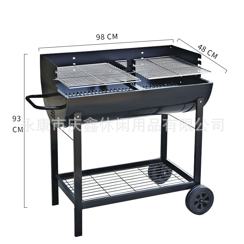 烧烤架/烧烤架子/烧烤/烤网/烤鱼夹白底实物图