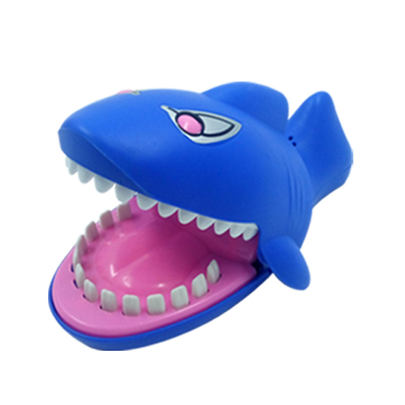 Wholesale hand-biting shark, large-sized finger-biting shark, glowing and making sounds, children's finger-biting prank and educational toys details Picture