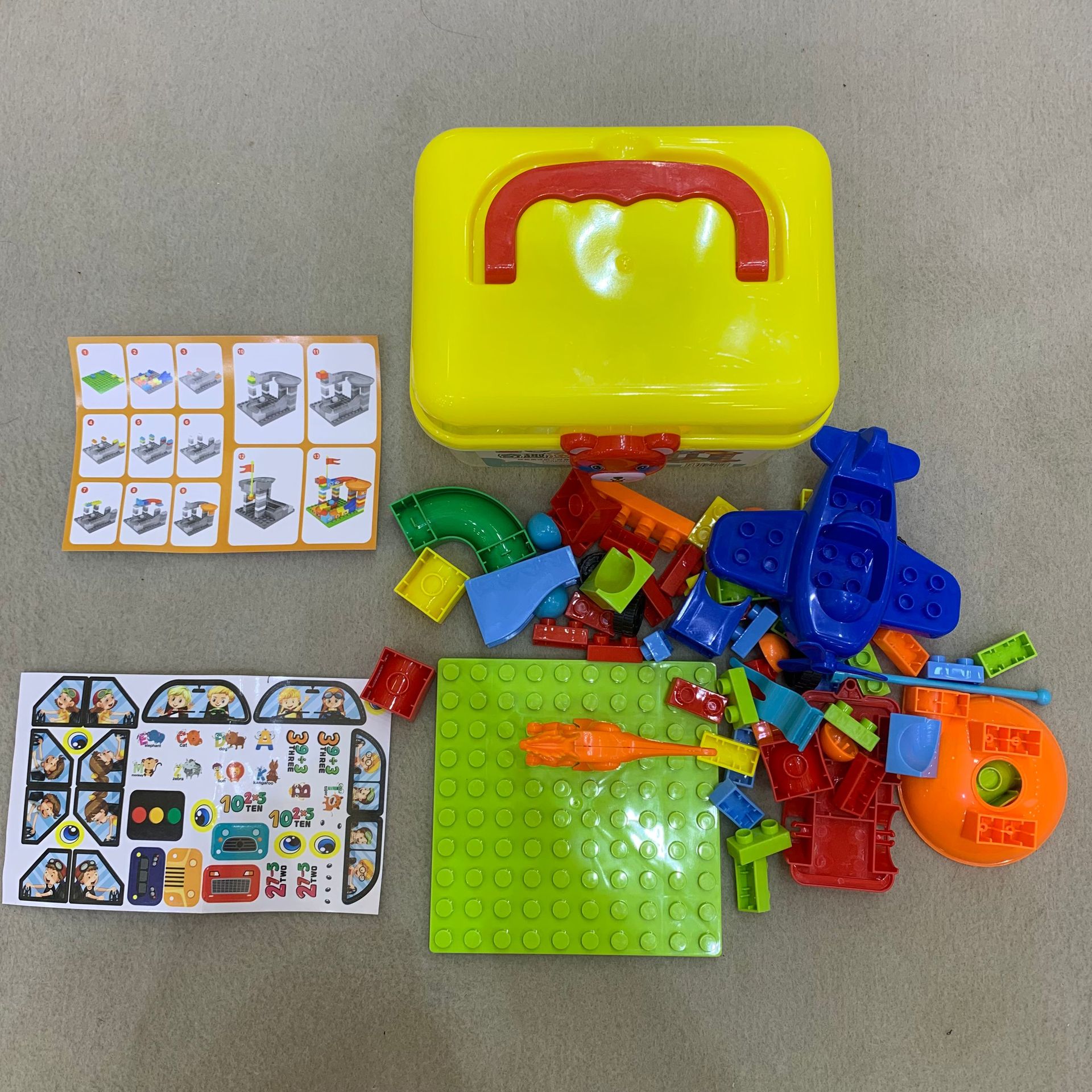 Wholesale of large-sized storage building blocks for children, educational toys for boys, girls and kindergartens details Picture