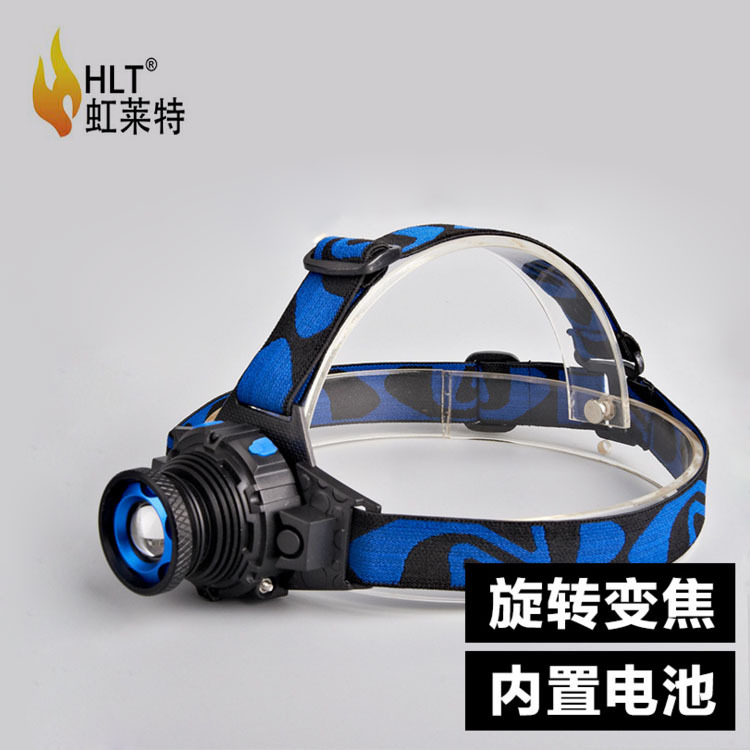 Built-in polymer rechargeable LED headlamp portable head-mounted focusing outdoor cycling and camping led strong headlamp Application Scenario