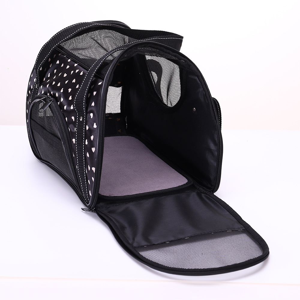 Rongka Pet Cross-border Portable Cat Bag, hand-held folding pet backpack, single-shoulder bag, breathable for going out, cat and dog pet bag Item Picture