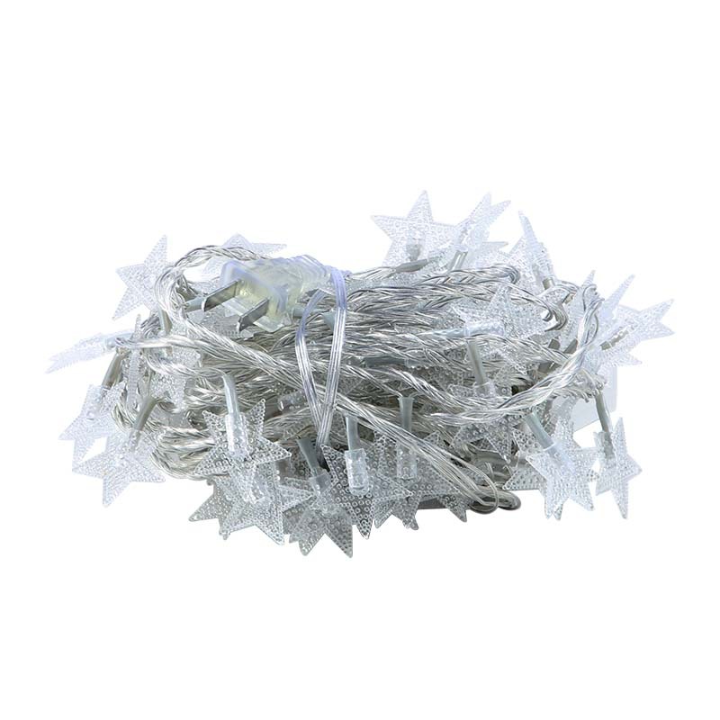 LED light strings, five-pointed star color lights, battery boxes, small light strings, Christmas room decoration, star light strings, bulk wholesale Item Picture