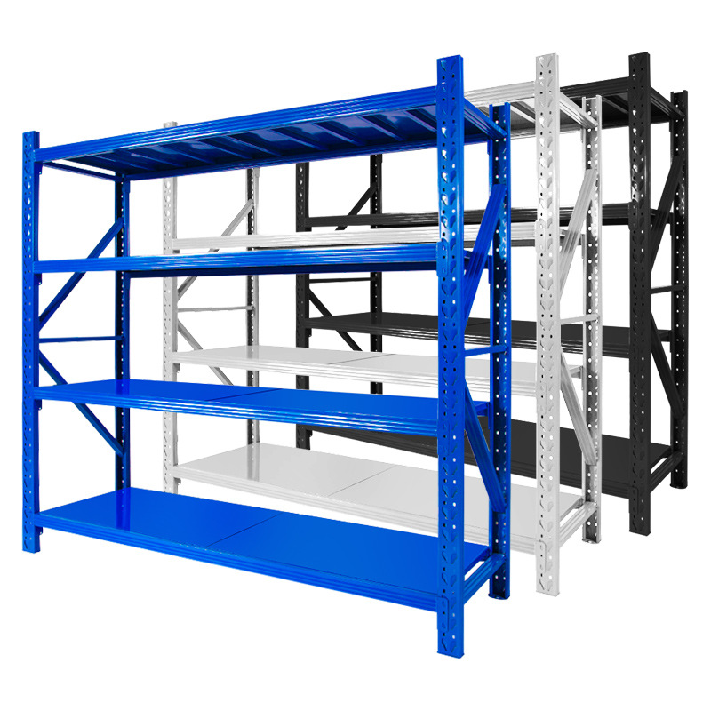Wholesale of light and heavy cargo racks, multi-layer goods storage racks, household express storage racks, warehouse shelves Item Picture