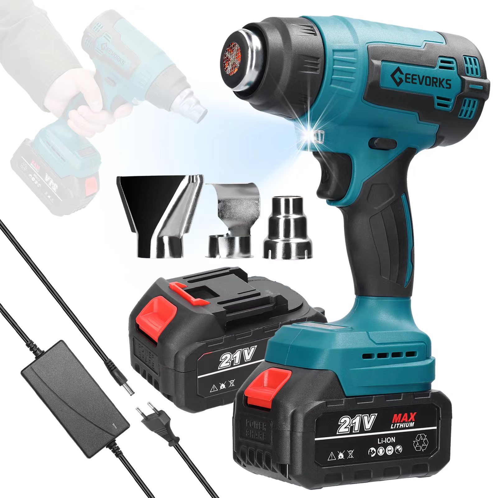 E25140 hot air gun 1500 battery details Picture